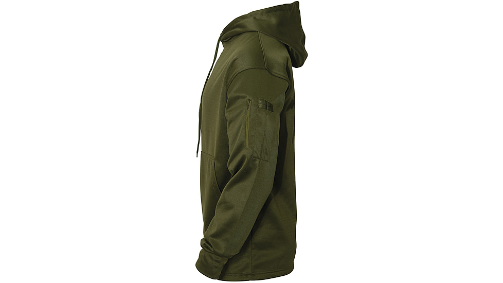 Rothco Thin Blue Line Concealed Carry Hoodie, Olive Drab, Extra Large, 52471-OliveDrab-XL
