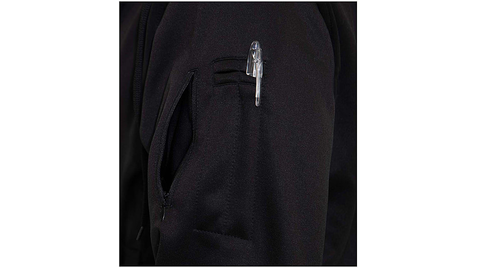 Rothco Thin Blue Line Concealed Carry Zippered Hoodie - Mens, Black, Small, 56071-S