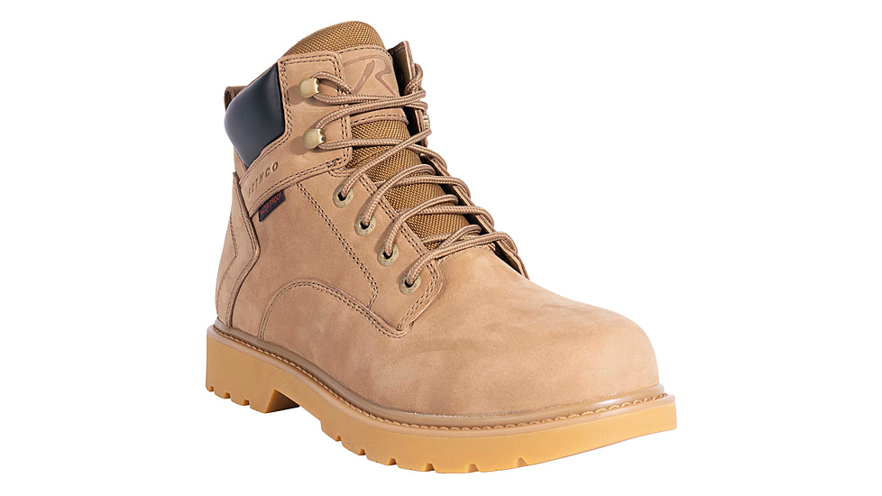Rothco Tradesman 6 Inch Work Boots - Mens, Coyote Brown, 13 US, 54120-AR670-1CoyoteBrown-13