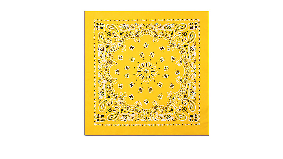 Rothco Trainmen Bandana, Yellow, 4069-Yellow