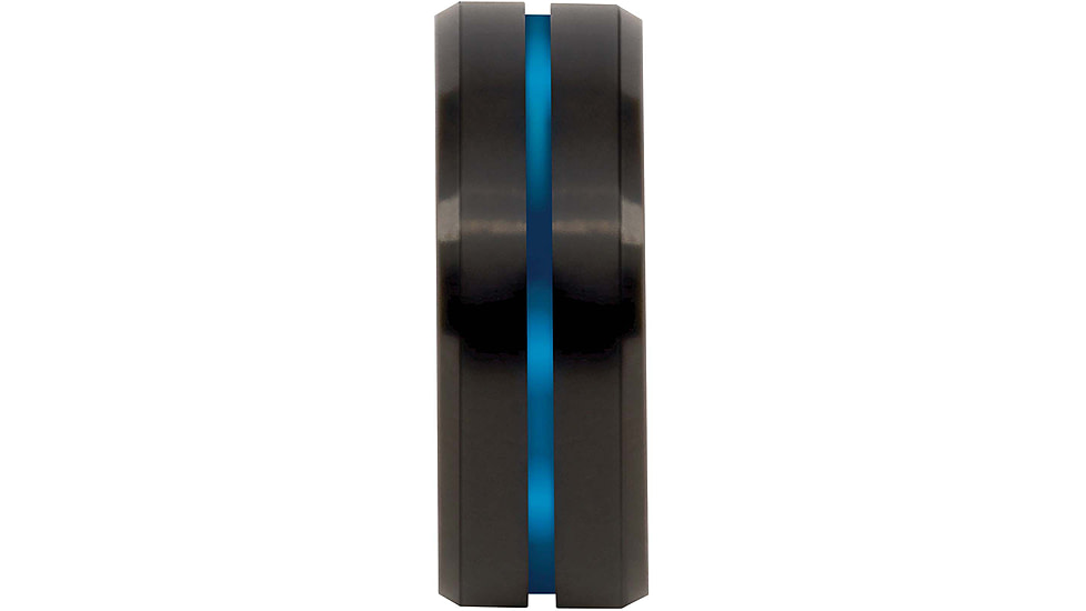 Rothco Tungsten Carbide Thin Blue Line Ring, Black, 7, 19991-Black-7