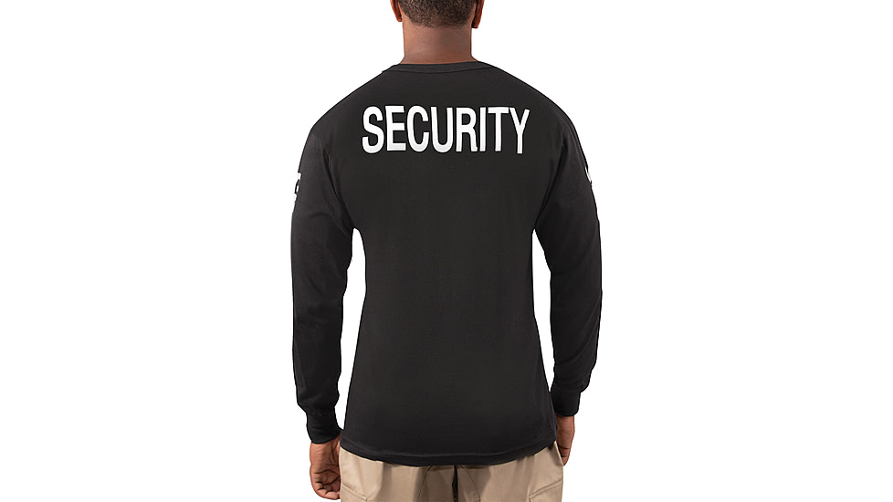 Rothco Two-Sided Security Long Sleeve T-Shirt - Mens, Small, 60230-S
