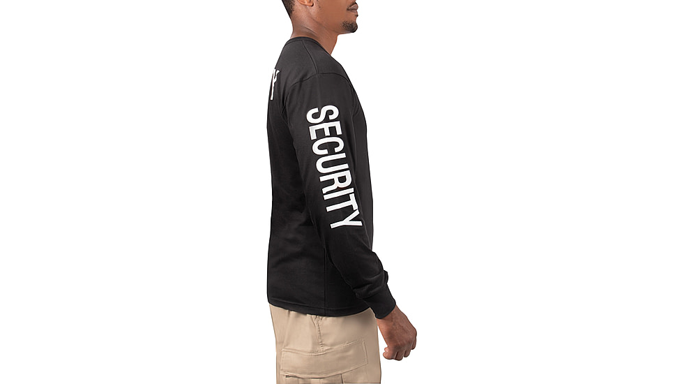 Rothco Two-Sided Security Long Sleeve T-Shirt - Mens, Small, 60230-S