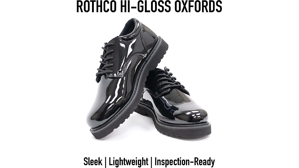 Rothco Uniform Oxford Work Sole, 9.5, Regular, 5250-9.5