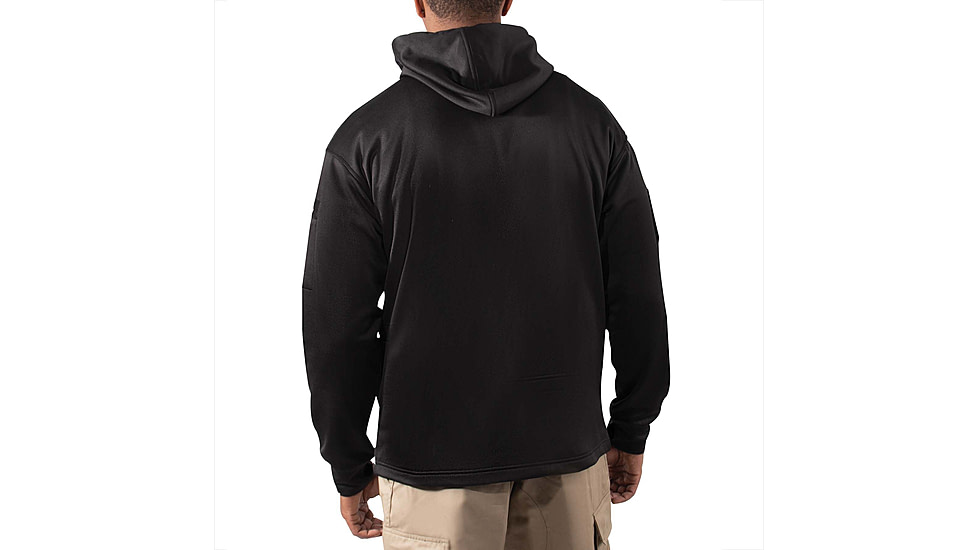 Rothco US Flag / USMC Eagle / Globe &amp; Anchor Concealed Carry Hoodie - Mens, Black, Medium, 41660-Black-M