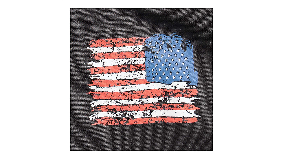 Rothco US Flag / USMC Eagle / Globe &amp; Anchor Concealed Carry Hoodie - Mens, Black, Medium, 41660-Black-M