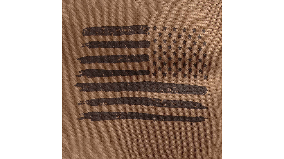 Rothco US Flag / USMC Eagle / Globe &amp; Anchor Concealed Carry Hoodie - Mens, Coyote Brown, Extra Large, 41670-CoyoteBrown-XL