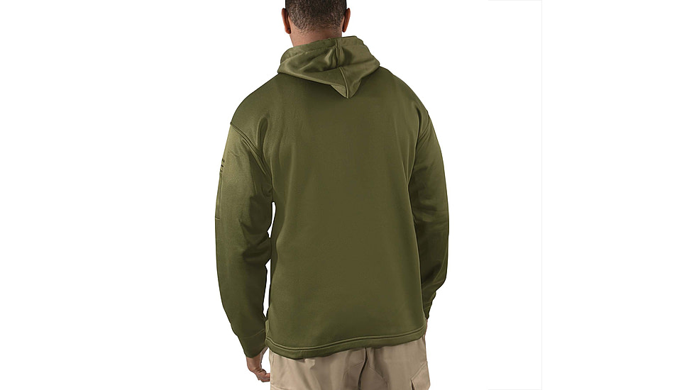 Rothco US Flag / USMC Eagle / Globe &amp; Anchor Concealed Carry Hoodie - Mens, Olive Drab, Extra Large, 41680-OliveDrab-XL