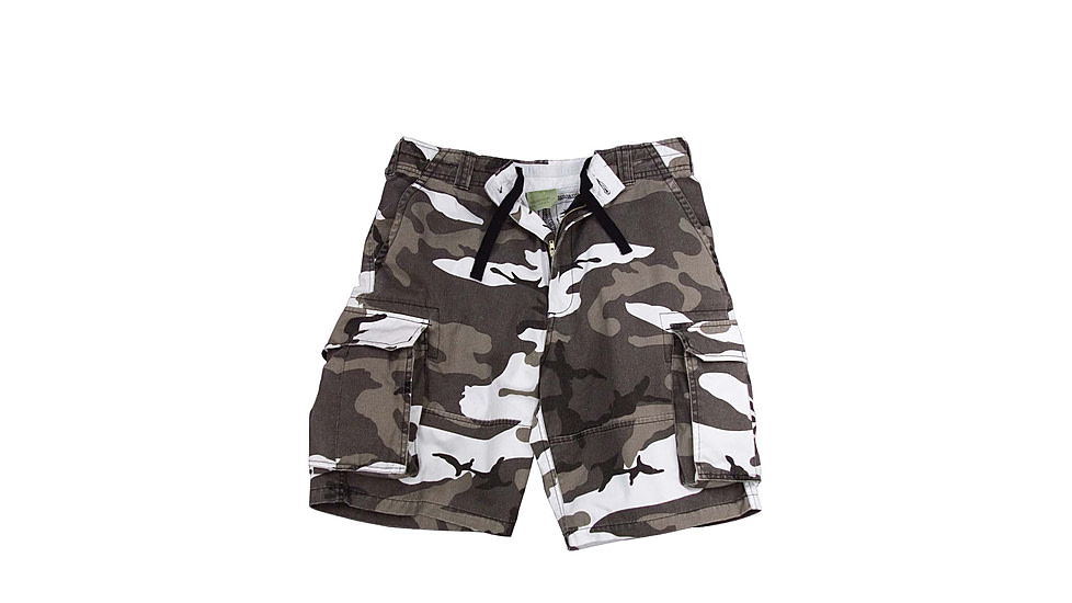 Rothco Vintage Camo Paratrooper Cargo Shorts, City Camo, XL, 2155-CityCamo-XL