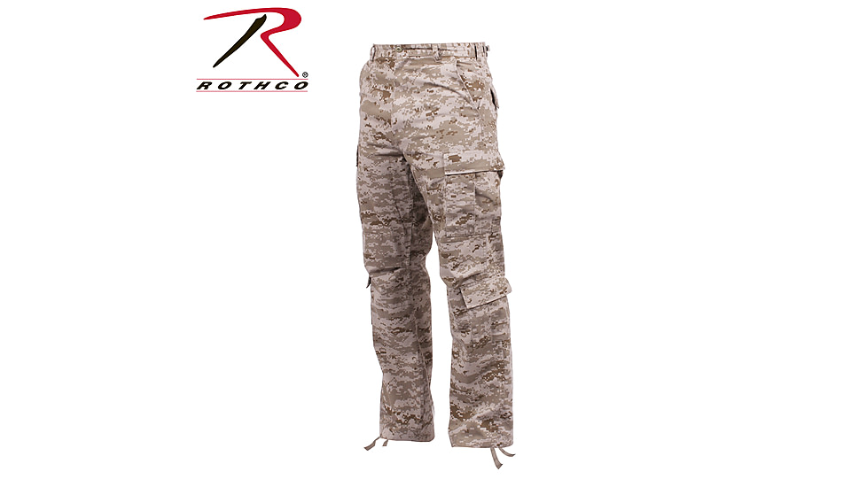 Rothco Vintage Camo Paratrooper Fatigue Pants, Woodland Camo, Small, 2586-WoodlandCamo-S