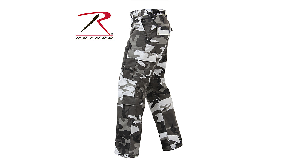 Rothco Vintage Camo Paratrooper Fatigue Pants, Woodland Camo, Small, 2586-WoodlandCamo-S