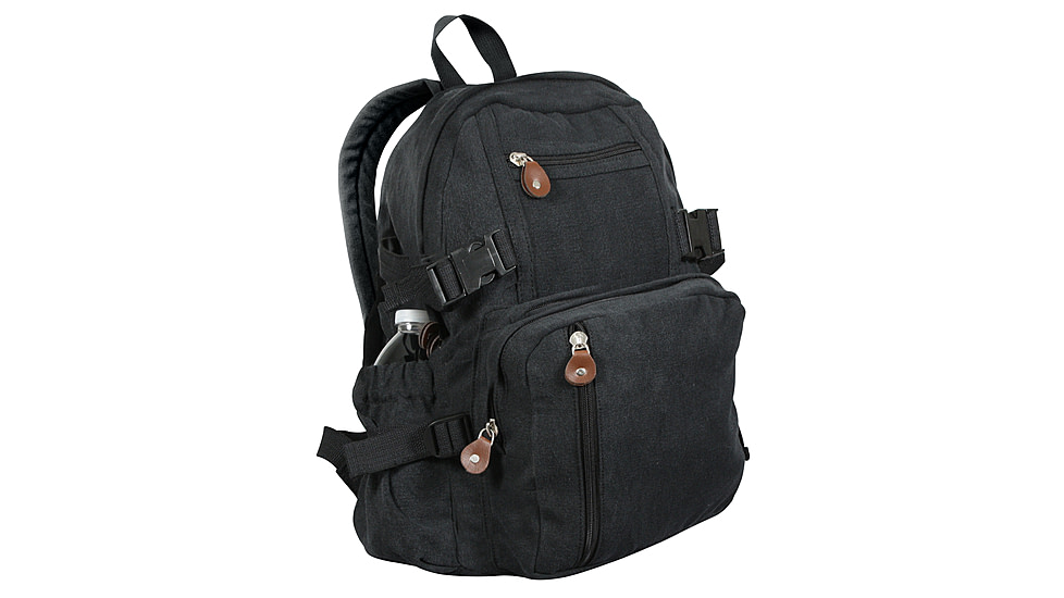 Rothco Vintage Canvas Compact Backpack, Smokey Branch Camo, 9720-SmokeyBranchCamo