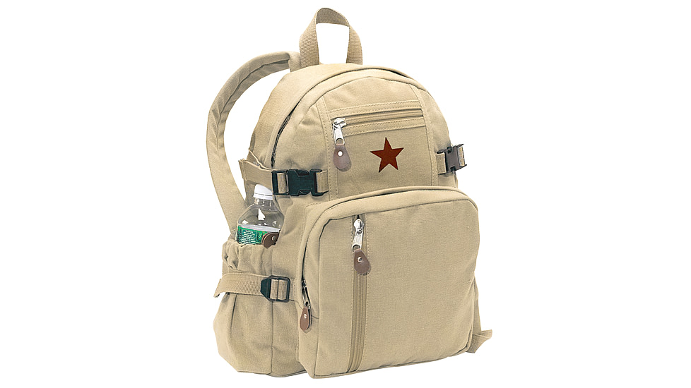 Rothco Vintage Canvas Compact Backpack, Smokey Branch Camo, 9720-SmokeyBranchCamo