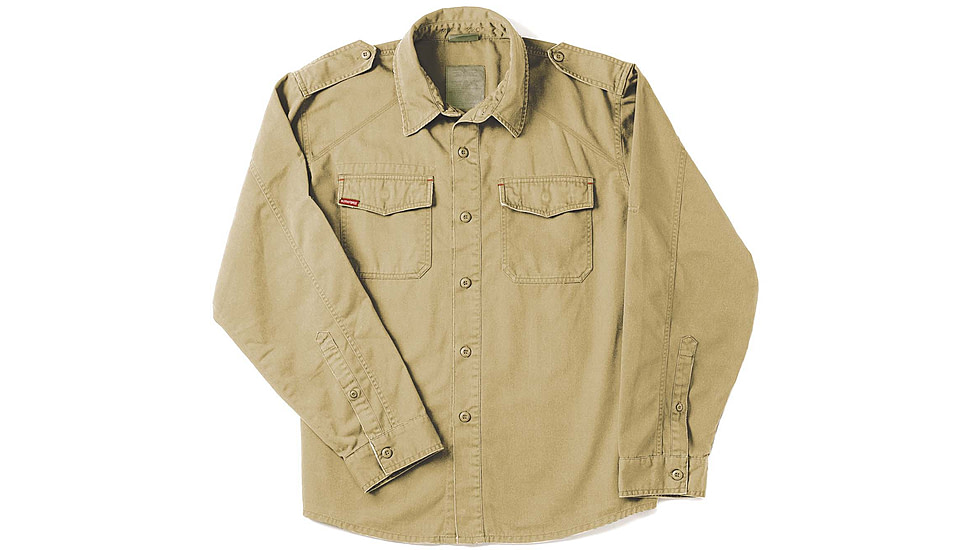 Rothco Vintage Fatigue Shirt - Mens, Khaki, 2XL, 2557-Khaki-2XL