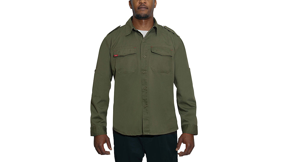Rothco Vintage Fatigue Shirts, Olive Drab, Extra Small, 2568-OliveDrab-XS