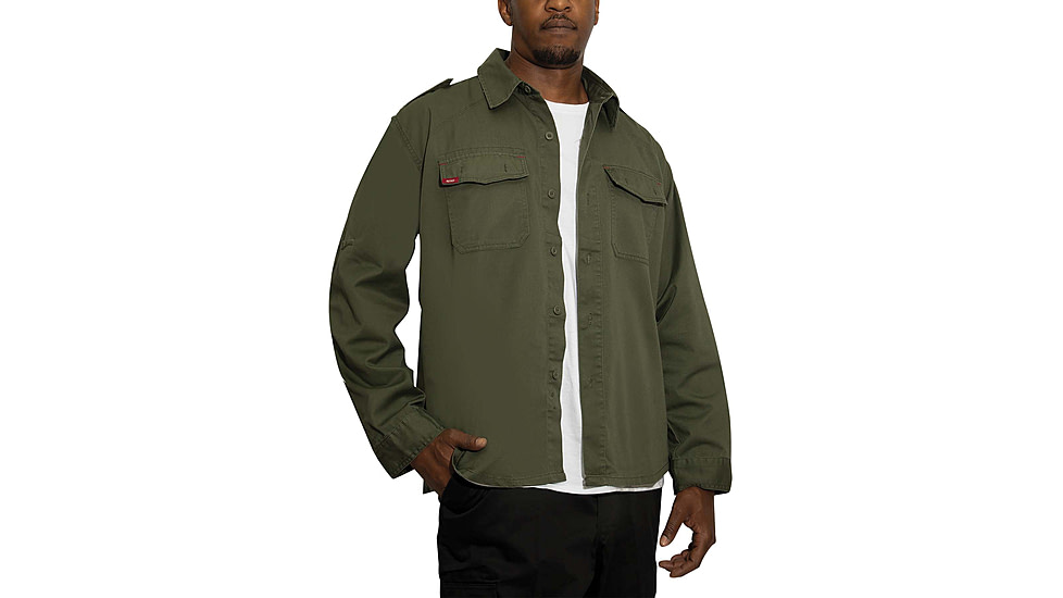 Rothco Vintage Fatigue Shirts, Olive Drab, Extra Small, 2568-OliveDrab-XS