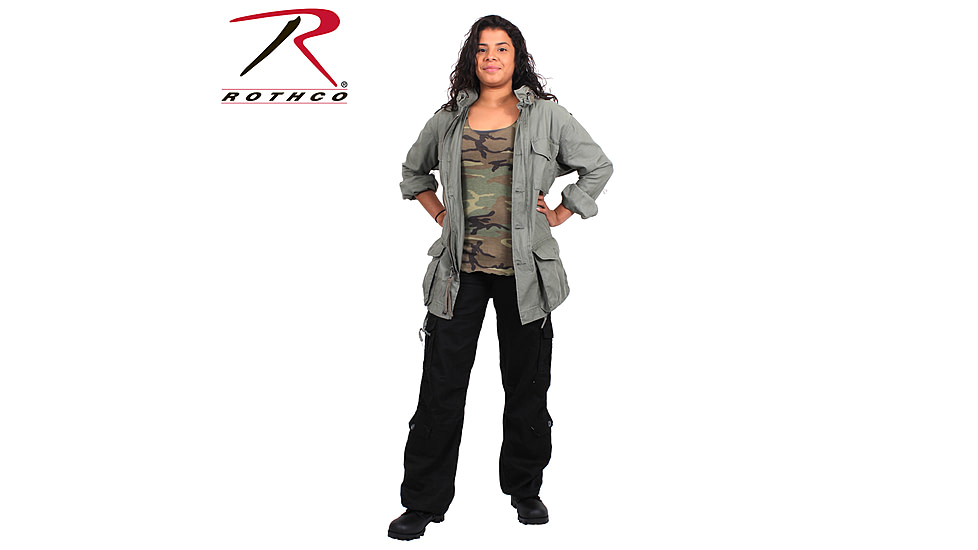 Rothco Vintage Lightweight M-65 Field Jacket, Sage Green, XL, 8731-SageGreen-XL