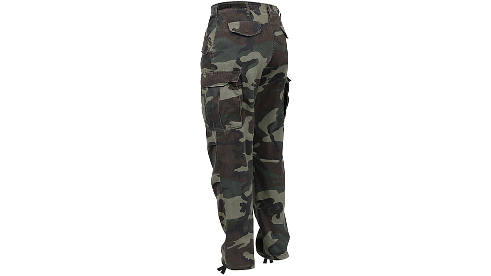 Rothco Vintage M-65 Field Pant, Woodland Camo, XL, 2605-WoodlandCamo-XL