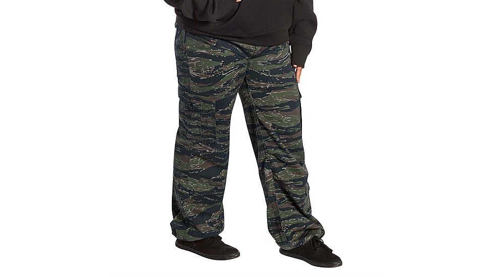 Rothco Vintage Paratrooper Fatigue Pants - Women's, Tiger Stripe Camo, Extra Large, 33860-TigerStripeCamo-XL
