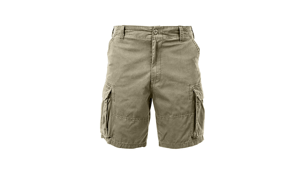Rothco Vintage Solid Paratrooper Cargo Short, Khaki, XL, 2170-Khaki-XL
