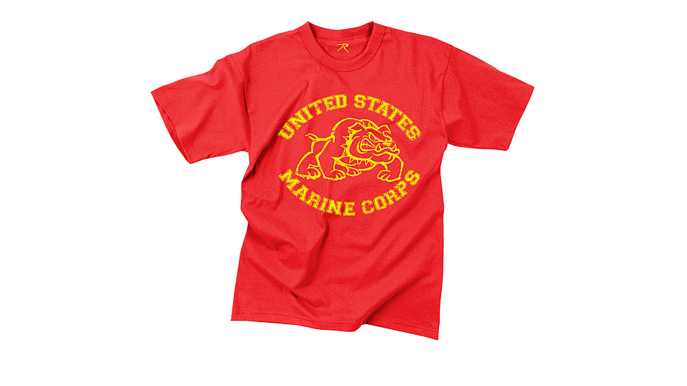 Rothco Vintage U.S. Marine Bulldog T-Shirt, Small, 61163-S