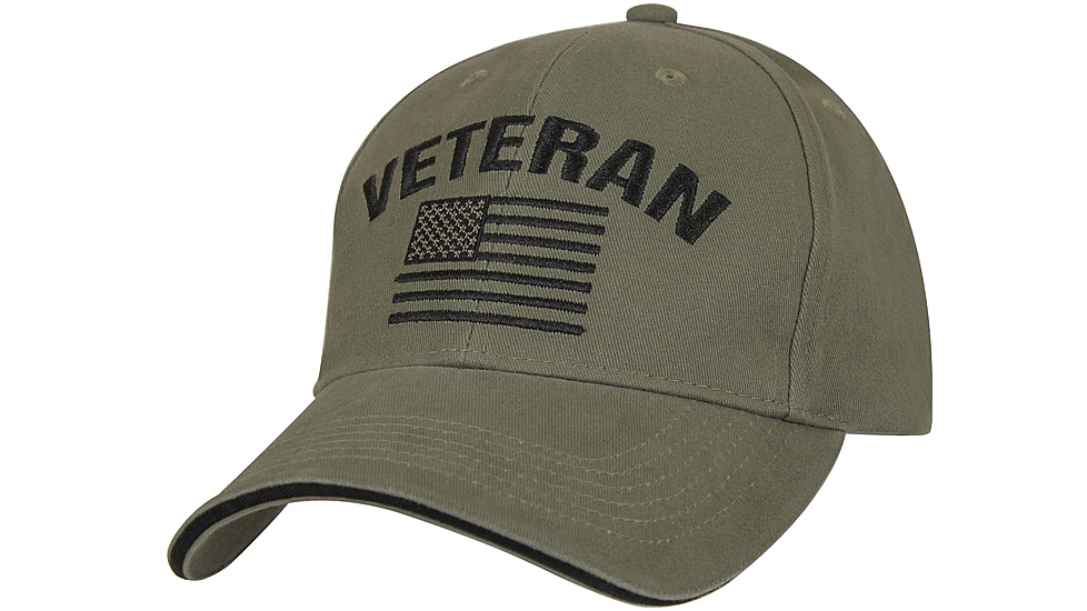 Rothco Vintage Veteran Low Pro Cap, Olive Drab, 3599