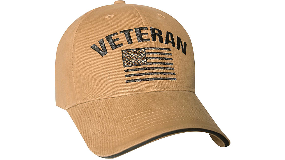 Rothco Vintage Veteran Low Profile Cap - Mens, Coyote Brown, 35990-CoyoteBrown