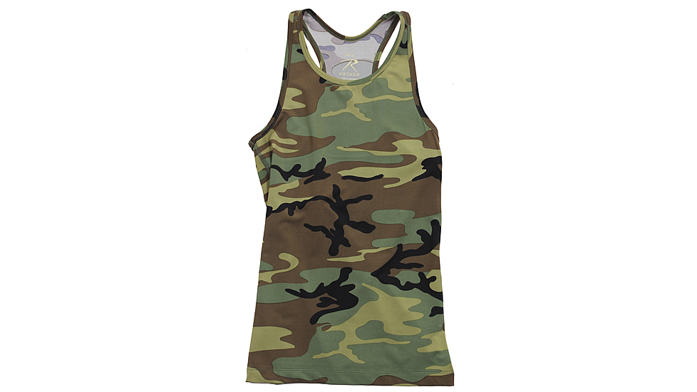 Rothco Womens Camo Workout Performance Tank Top, Extra Small, 44080-XS
