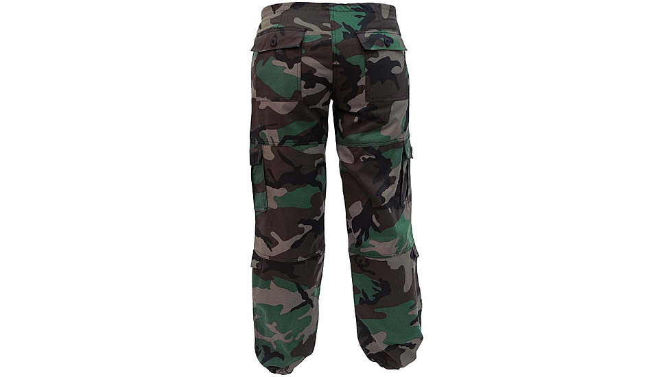 Rothco Womens Unwashed Camo Paratrooper Fatigue Pants, Extra Small, 3833-XS