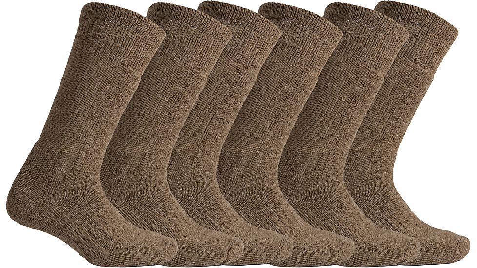 Rothco Wool Blend Mid-Calf Winter Socks, Coyote Brown, Medium, 64111-CoyoteBrown-M