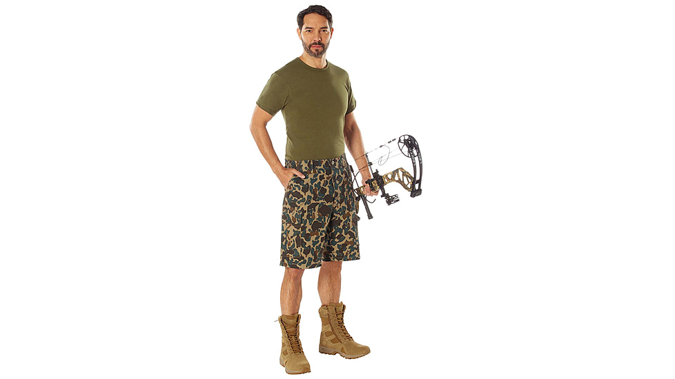 Rothco X Bear Archery Fred Bear Camo BDU Cargo Shorts, XL, 19025-XL