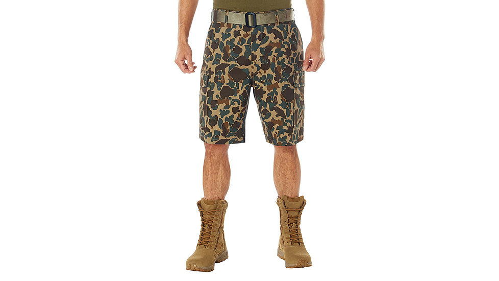 Rothco X Bear Archery Fred Bear Camo BDU Cargo Men's Shorts, Fred Bear Camo, Extra Large, 11 Inseam, 19025-XL