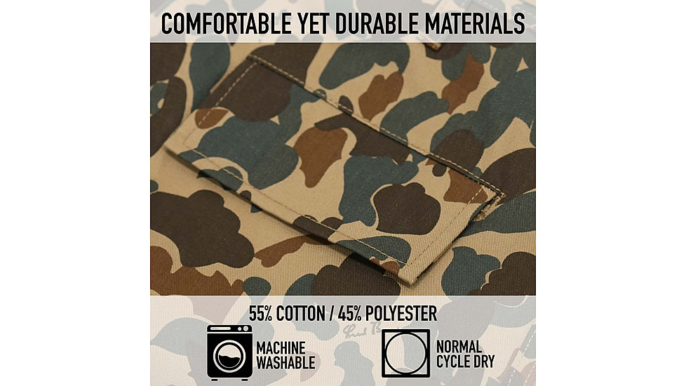 Rothco X Bear Archery Fred Bear Camo BDU Cargo Shorts, XL, 19025-XL