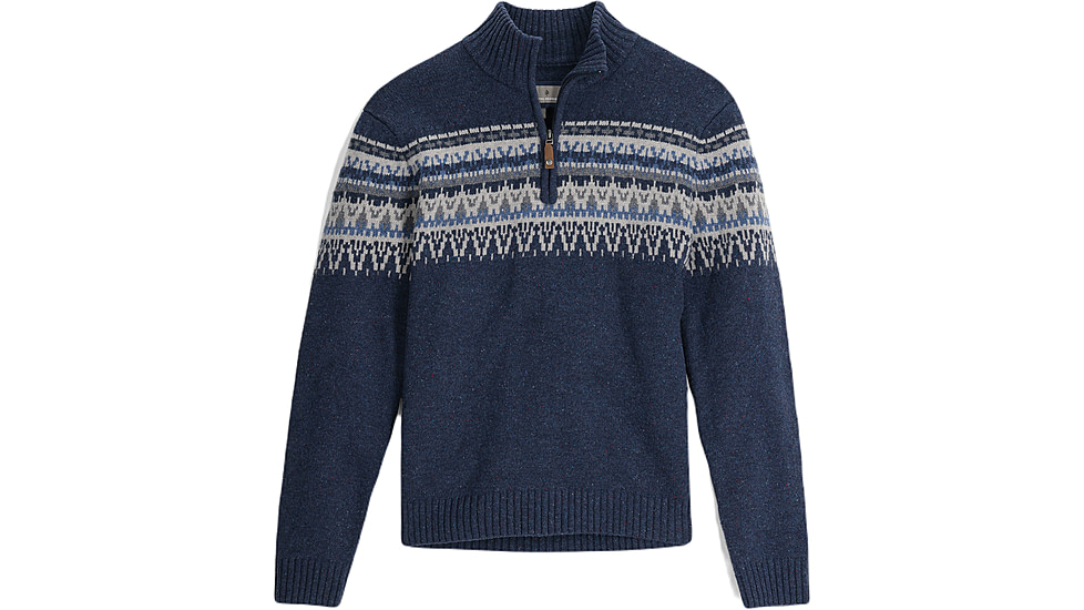 Royal Robbins Arch Rock 1/4 Zip - Mens, Deep Blue Kirkwood Print, Medium, Y12600130-431RR-M