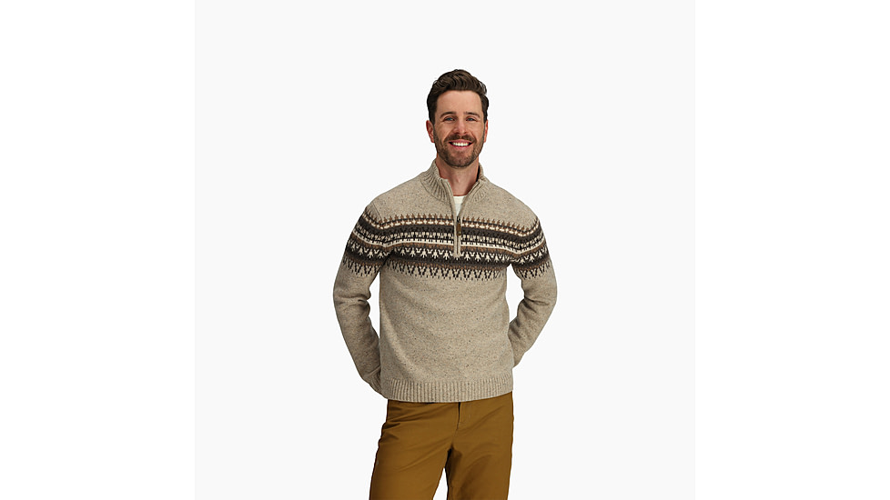 Royal Robbins Arch Rock 1/4 Zip - Mens, Sandstone Kirkwood Print, Large, Y12600130-114RR-L