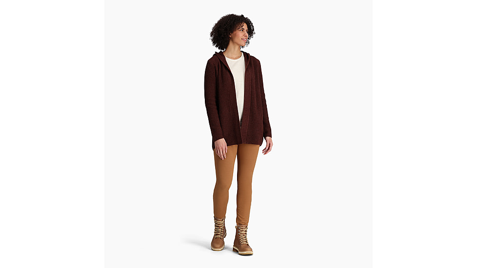 Royal Robbins Baylands Cardigan - Womens, Dark Mahogany, Large, Y617023160L