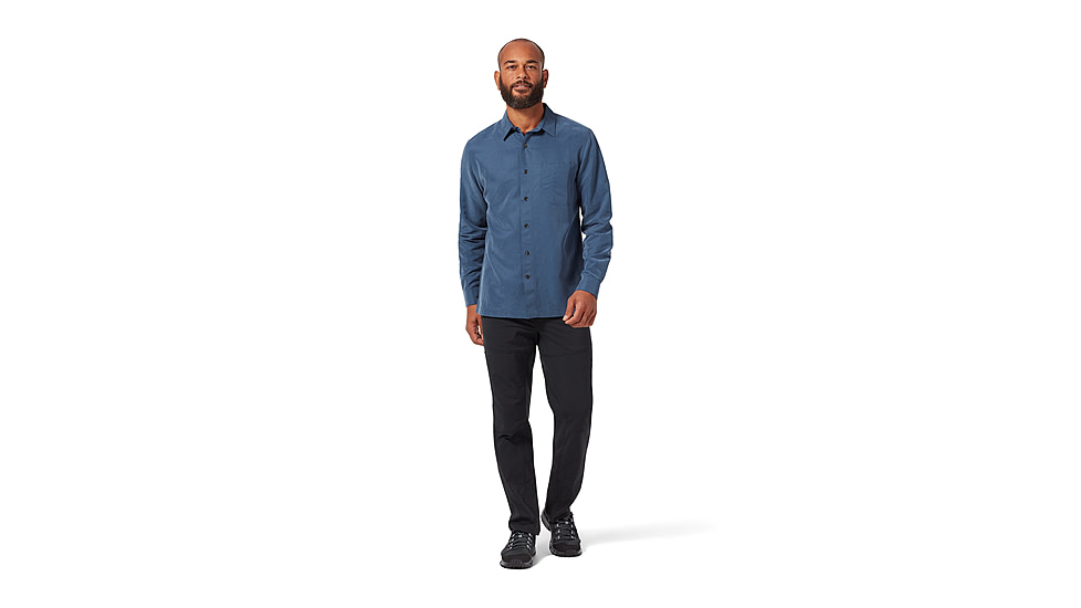Royal Robbins Desert Pucker Dry Long Sleeve, Collins Blue, Small, 72221-751-S