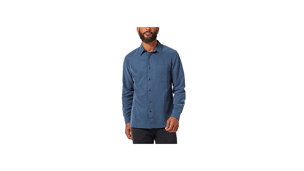 Royal Robbins Desert Pucker Dry Long Sleeve, Collins Blue, Small, 72221-751-S