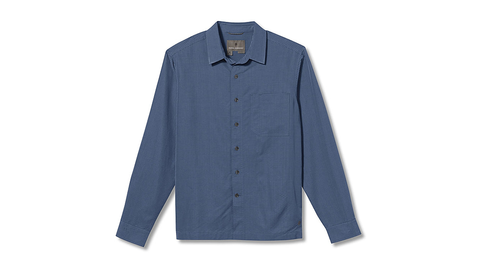 Royal Robbins Desert Pucker Dry Long Sleeve, Collins Blue, Small, 72221-751-S