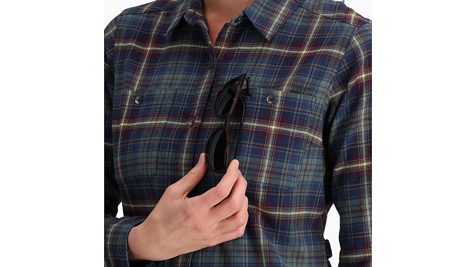 Royal Robbins Lieback Flex Tunic Long Sleeve - Womens, Deep Blue Rush Creek Pld, Extra Large, Y622020466XL