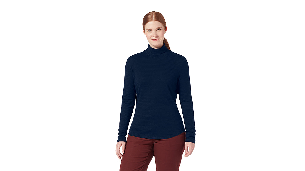 Royal Robbins Vacationer Turtleneck Long Sleeve Shirt - Womens, Naval, Medium, Y612023150M