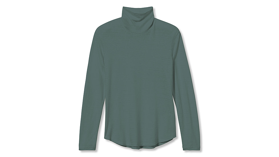 Royal Robbins Vacationer Turtleneck Long Sleeve Shirt - Womens, Sea Pine, Small, Y612023349S