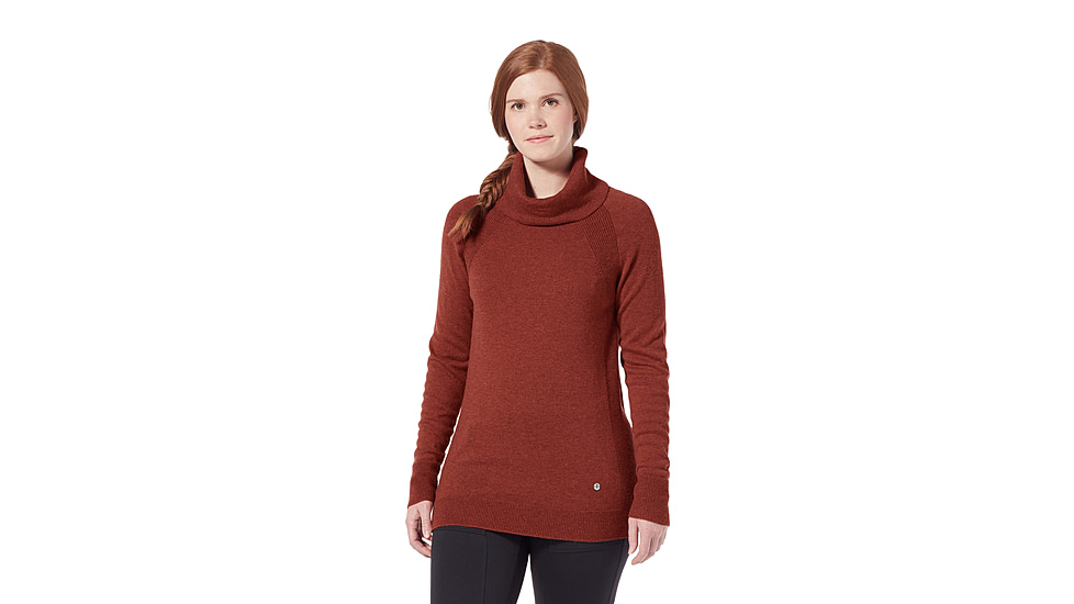 Royal Robbins Westlands Funnel Neck - Womens, Rustic Htr, Large, Y617018226L