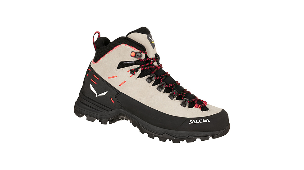 Salewa Alp Mate Mid WP Hiking Boots - Womens, Oatmeal/Black, 7.5, 00-0000061413-7265-7.5