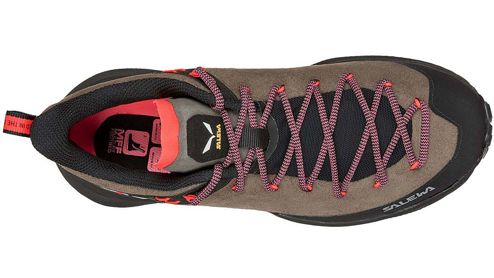 Salewa Dropline Leather Hiking Boots - Womens, Bungee Cord/Black, 7.5, 00-0000061394-7953-7.5