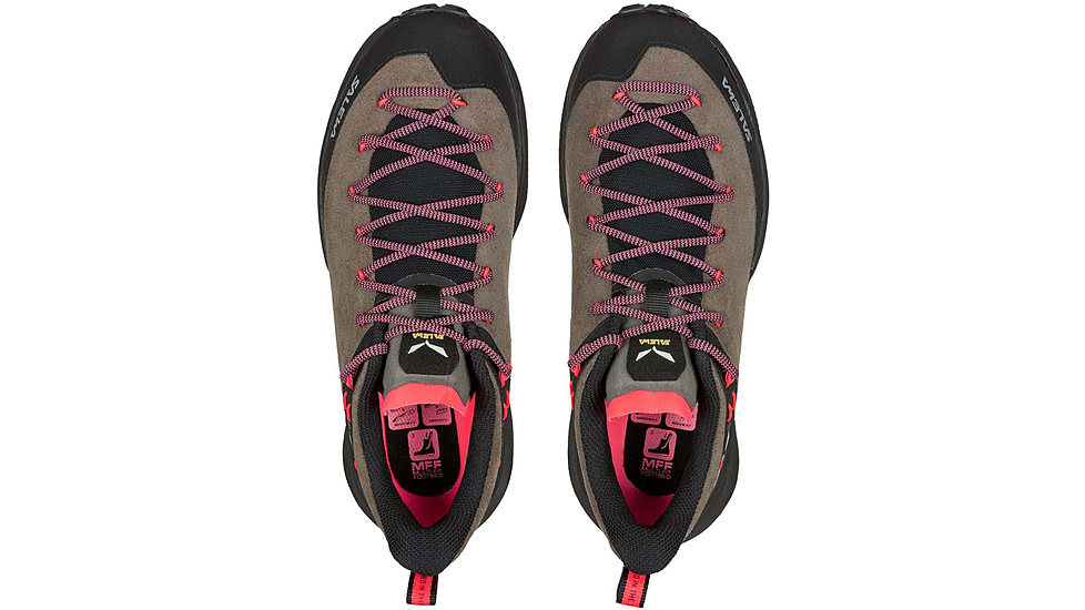 Salewa Dropline Leather Hiking Boots - Womens, Bungee Cord/Black, 7.5, 00-0000061394-7953-7.5