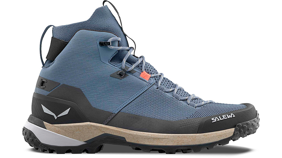 Salewa Puez Knit Mid PTX Hiking Boots - Mens, Java Blue/Black, 9 US, 00-0000061434-8769-9