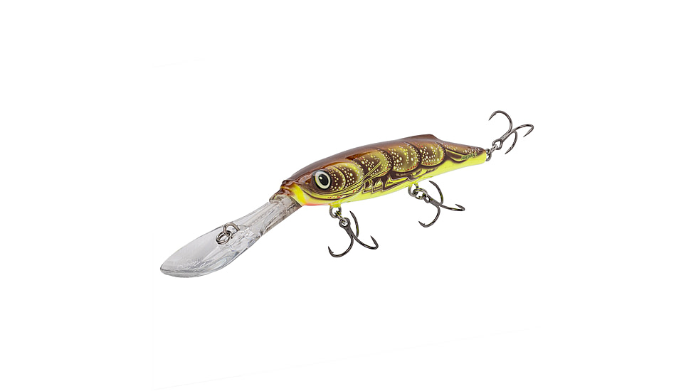 Salmo Freediver 120 Crankbaits, Mustard Craw, 12cm/4.75in, QFD198