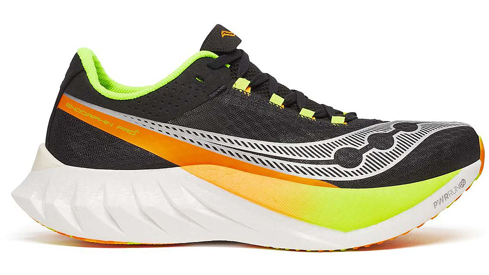 Saucony Endorphin Pro 4 - Mens, Black/VO2, 12.5, S20939-343-M-12.5