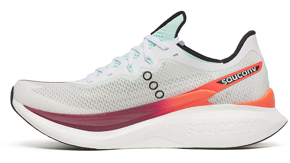 Saucony Endorphin Pro 5, White/Crimson, 9.5, S21064-172-9.5